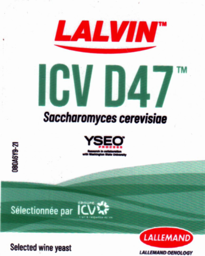Винные дрожжи Lalvin ICV D-47 (10 г) 
