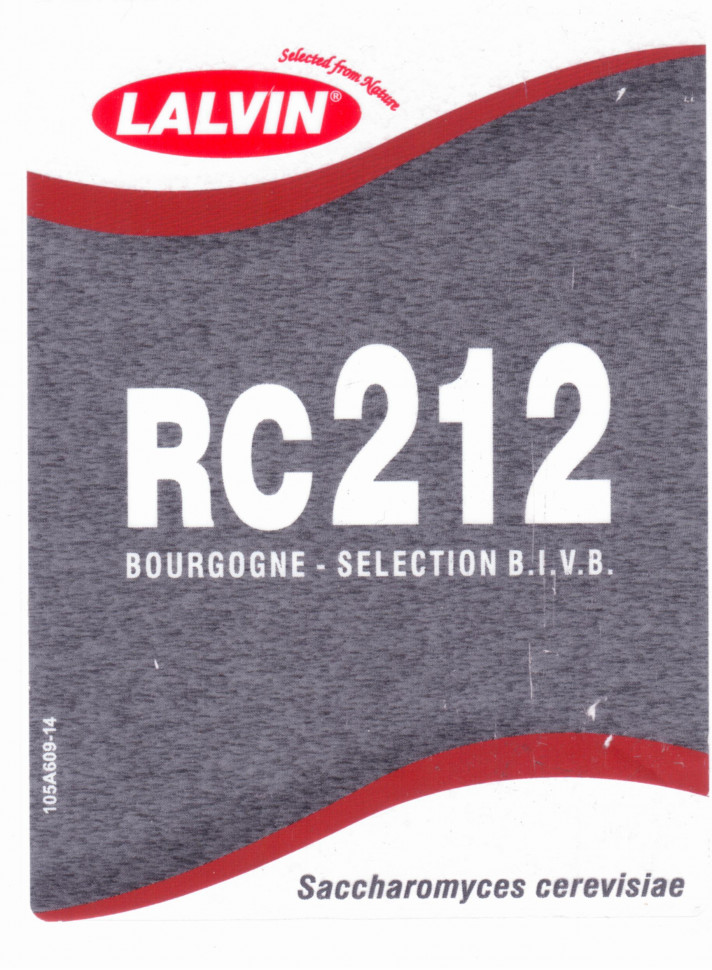 Винні дріжджі Bourgovin RC 212 (25г)