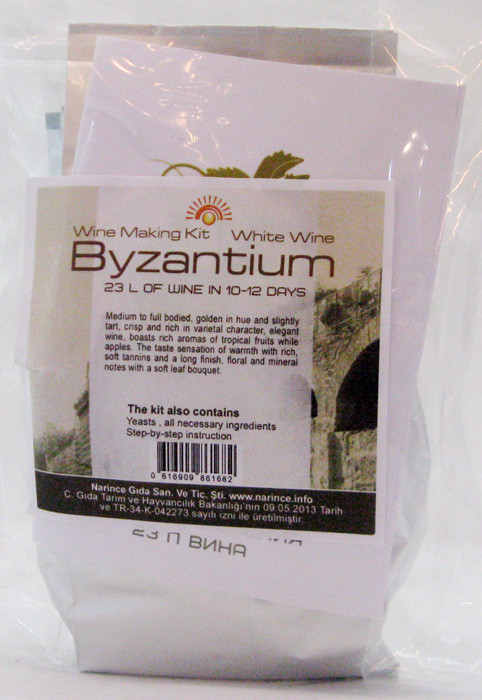 Набор для приготовления белого вина Byzantium